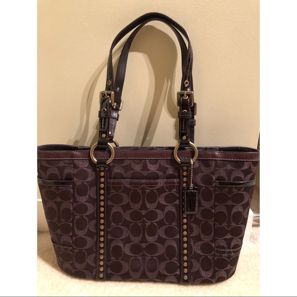 💎Coach Tote bag in Signature Canvas